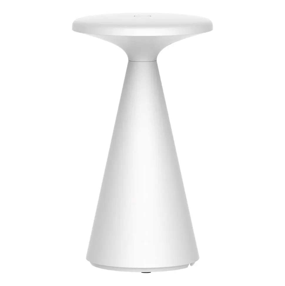 Lampa stołowa LED Sanico Goldlux Paros, USB-C, IP44, biała
