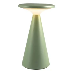 Lampa stołowa LED Sanico Goldlux Paros, USB-C, IP44, zielona