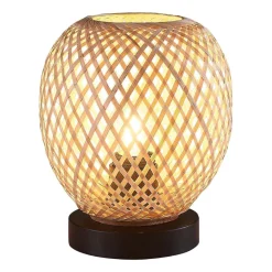 Lampa stołowa Sanico Goldlux Zanzibar Natural, 18 x 21 cm, E27