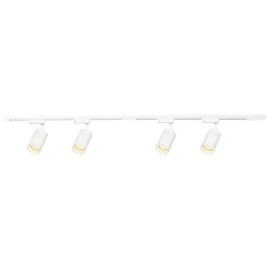 Lampa sufitowa Milagro Pipe Track 4 x GU10, na szynie, 1,5 m, biały