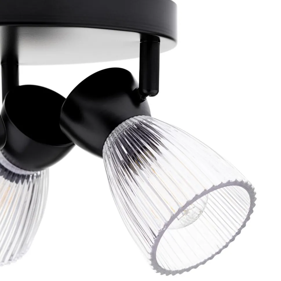 Lampa sufitowa okrągła Milagro Spot Best 3 x E14, czarna