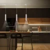 Lampa sufitowa wisząca Sanico Goldlux Paris, na szynie, 3 x 10GU, 1 m, biała