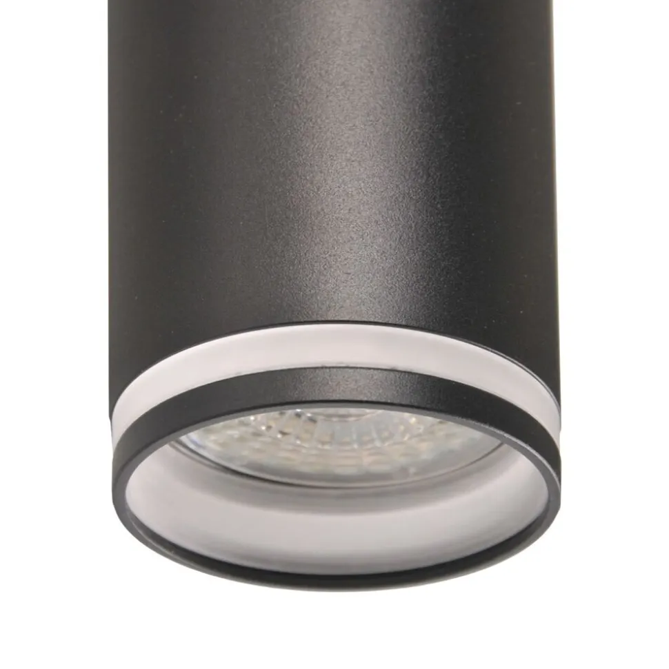 Lampa sufitowa wisząca Sanico Goldlux Paris, na szynie, 3 x 10GU, 1 m, czarna