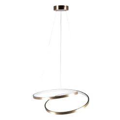 Lampa wisząca LED Sanico Goldlux Zefira, 50 cm, 4000K, złota