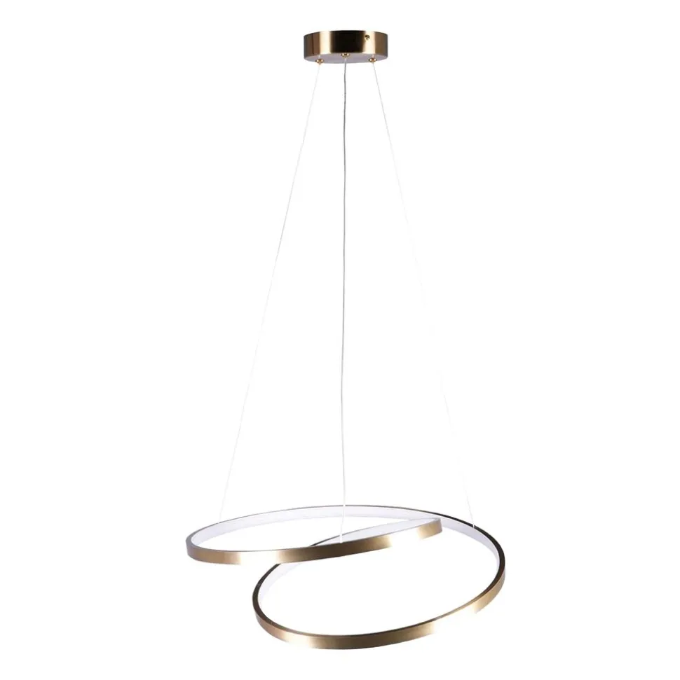 Lampa wisząca LED Sanico Goldlux Zefira, 50 cm, 4000K, złota