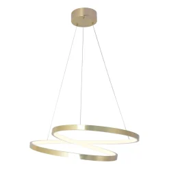 Lampa wisząca LED Sanico Goldlux Zefira, 50 cm, 4000K, złota