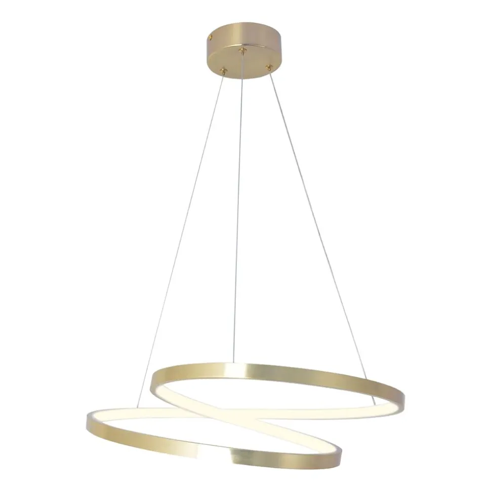 Lampa wisząca LED Sanico Goldlux Zefira, 50 cm, 4000K, złota