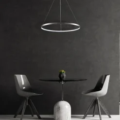 Lampa wisząca LED Sanico Goldlux Lea 1, 20 W, 4000K, srebrna