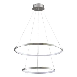 Lampa wisząca LED Sanico Goldlux Lea 2, 35 W, 4000K, srebrna