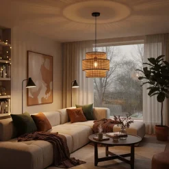 Lampa wisząca Sanico Goldlux Takara-3, 40 x 32 cm, E27