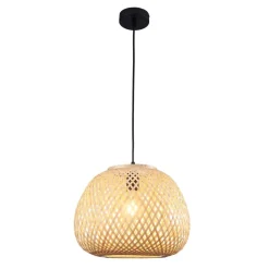 Lampa wisząca Sanico Goldlux Zanzibar Natural, 35 x 26 cm, E27