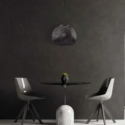 Lampa wisząca Sanico Goldlux Zanzibar Black, 35 x 26 cm, E27