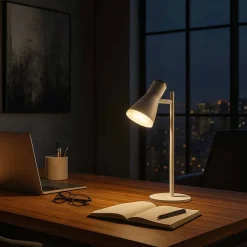 Lampka biurkowa Sanico Goldlux Berg LED, 3000K, biała