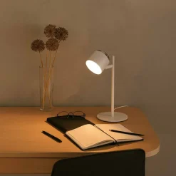 Lampka biurkowa Sanico Goldlux Kubik LED, 3000K, biała