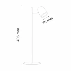 Lampka biurkowa Sanico Goldlux Rawi LED, 3000K, biała