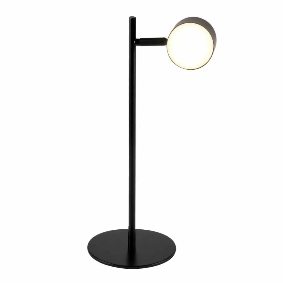 Lampka biurkowa Sanico Goldlux Kubik LED, 3000K, czarna