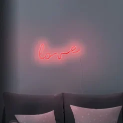 Lampka dekoracyjna LED Sanico Goldlux, neon love