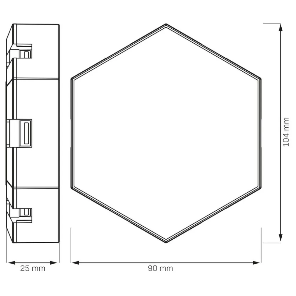 Lampka dekoracyjna LED Sanico Goldlux Maya RGB, 9 el., z pilotem RF