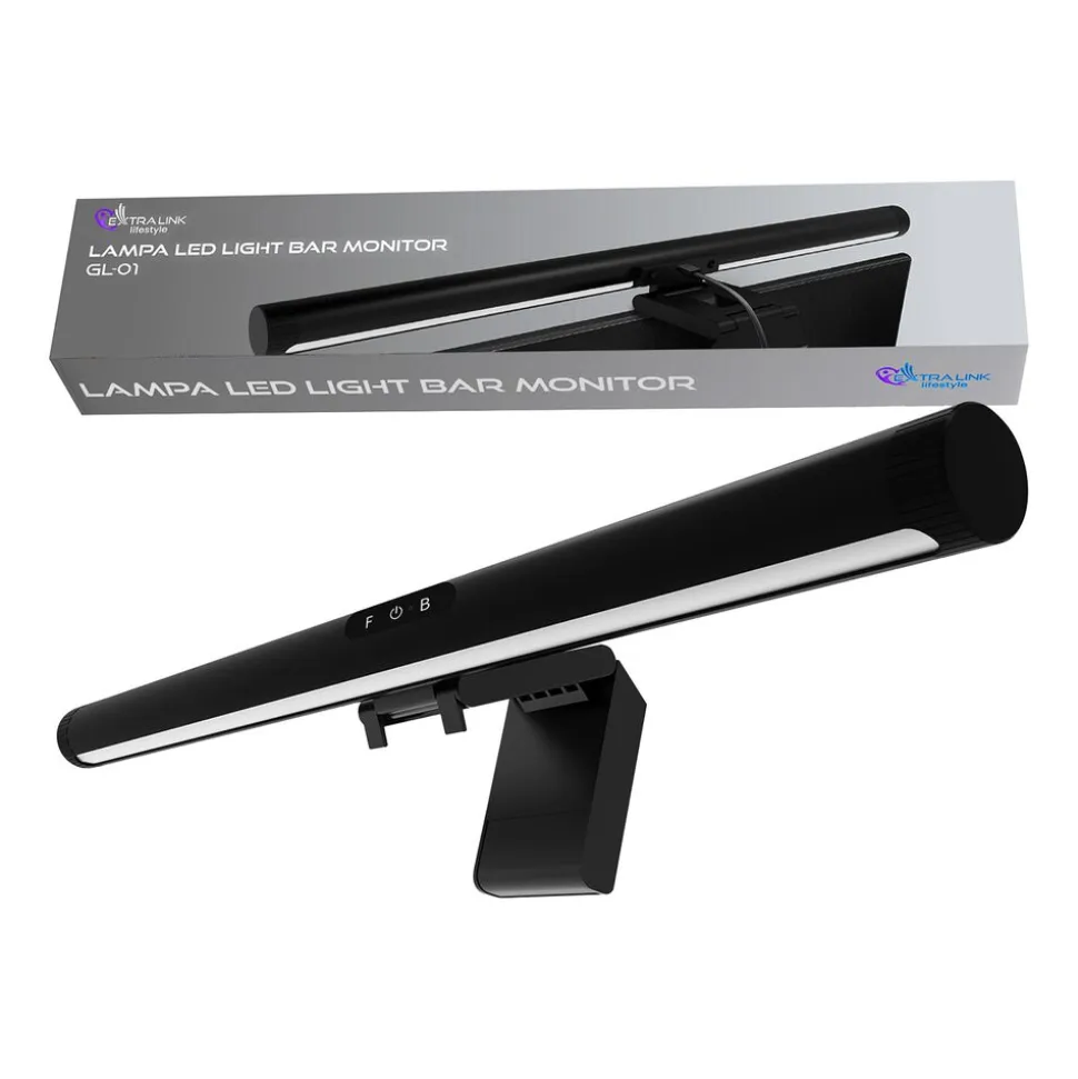 Lampka na monitor Extralink GL-01, LED, czarna