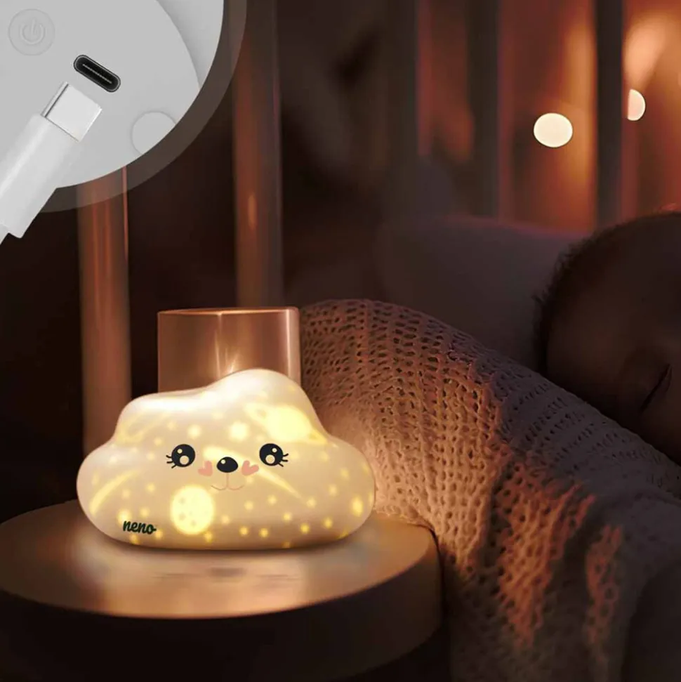 Lampka nocna LED Neno Cosmo, chmurka