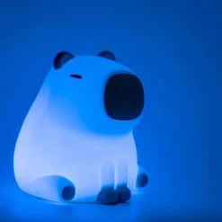 Lampka silikonowa LED Sanico Goldlux, Kapibara, beżowo-brązowa