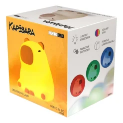 Lampka silikonowa LED Sanico Goldlux, Kapibara, beżowo-brązowa