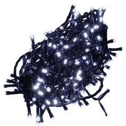 Lampki Ogrodowe Świąteczne 200 LED, sterowane telefonem, zimne białe