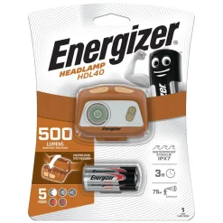 Latarka czołowa Energizer HDL40 LED, 3 dołączone baterie AAA