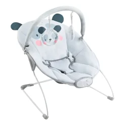 Leżaczek bujaczek MoMi Glossy Panda, 8 melodii