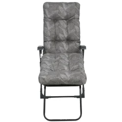 Leżak ogrodowy Patio Tulon G060-06IB, wielopozycyjny, szary