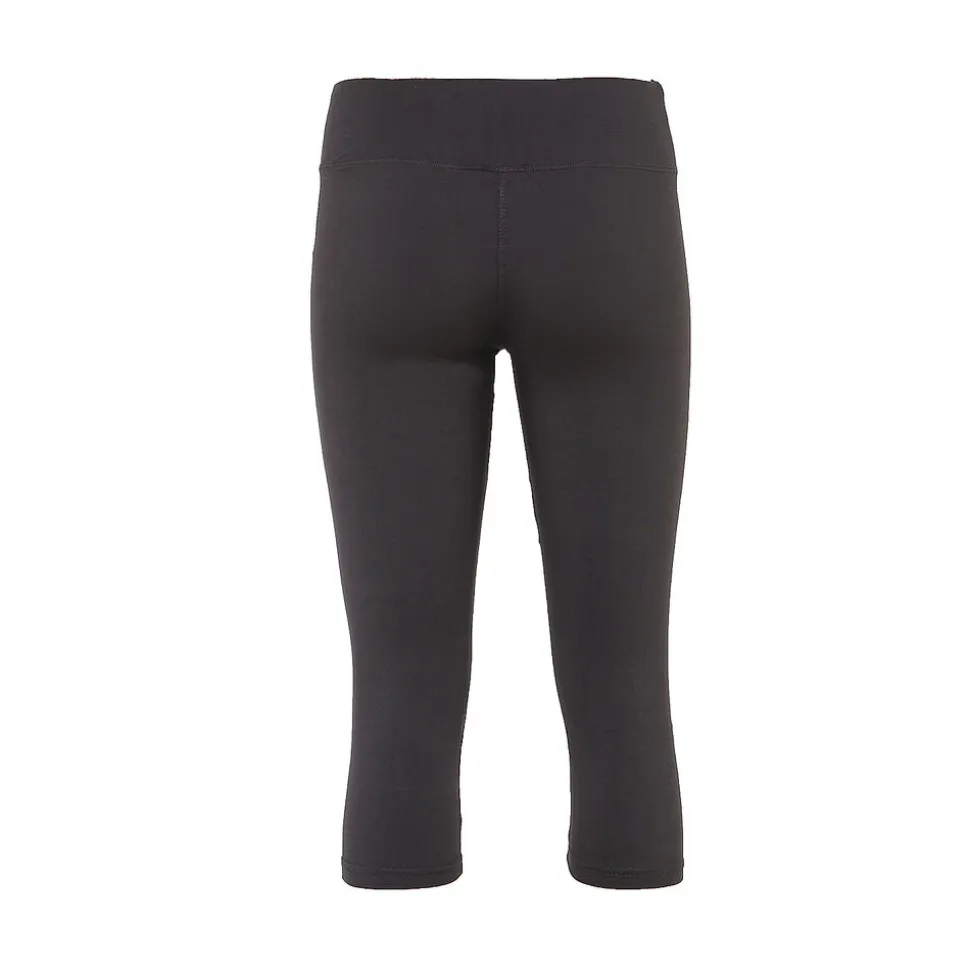 Legginsy damskie ¾, czarne, rozmiar S/M
