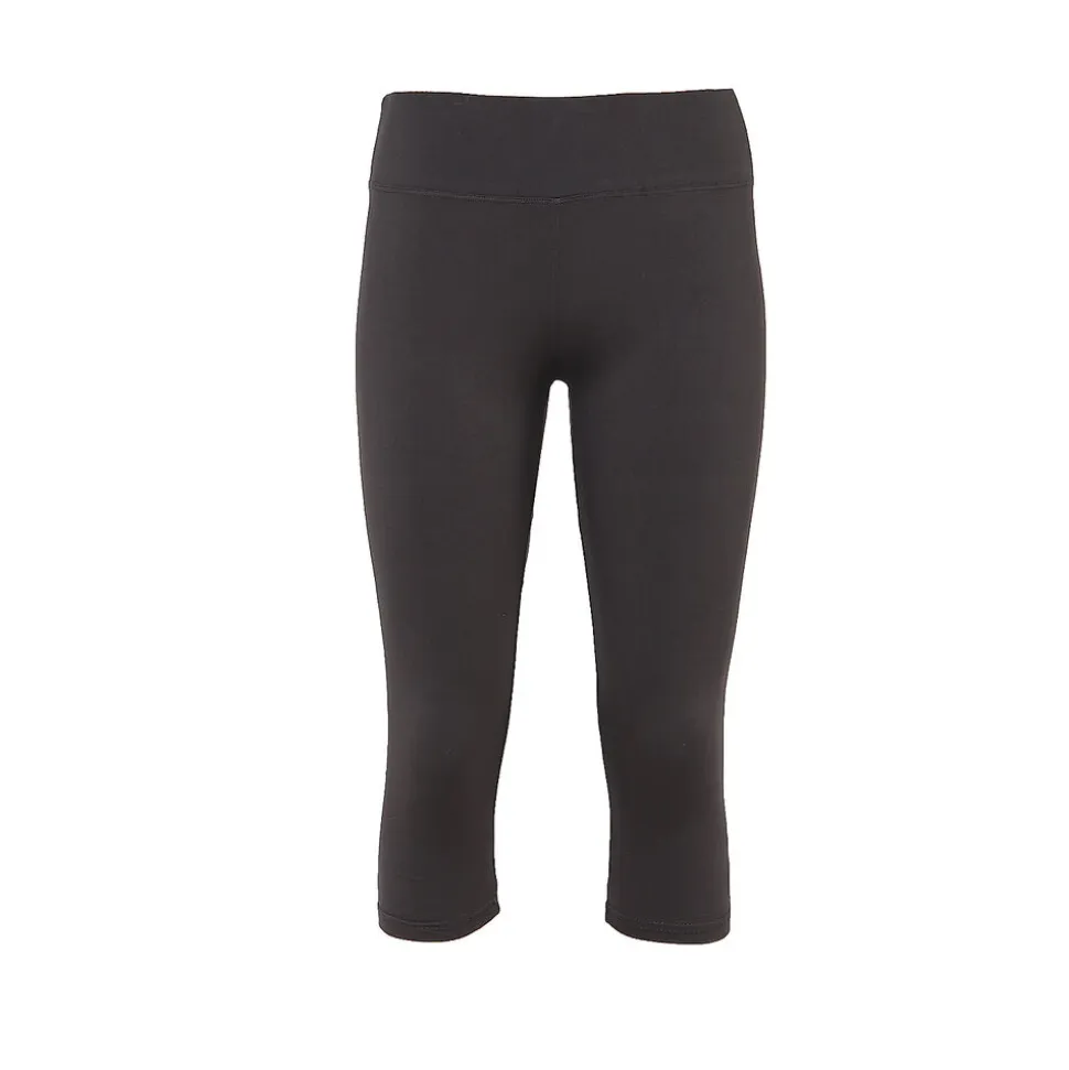 Legginsy damskie ¾, czarne, rozmiar S/M