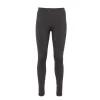 Legginsy damskie, czarne ze srebrnym paskiem, rozmiar S/M