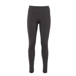 Legginsy damskie, czarne ze srebrnym paskiem, rozmiar S/M