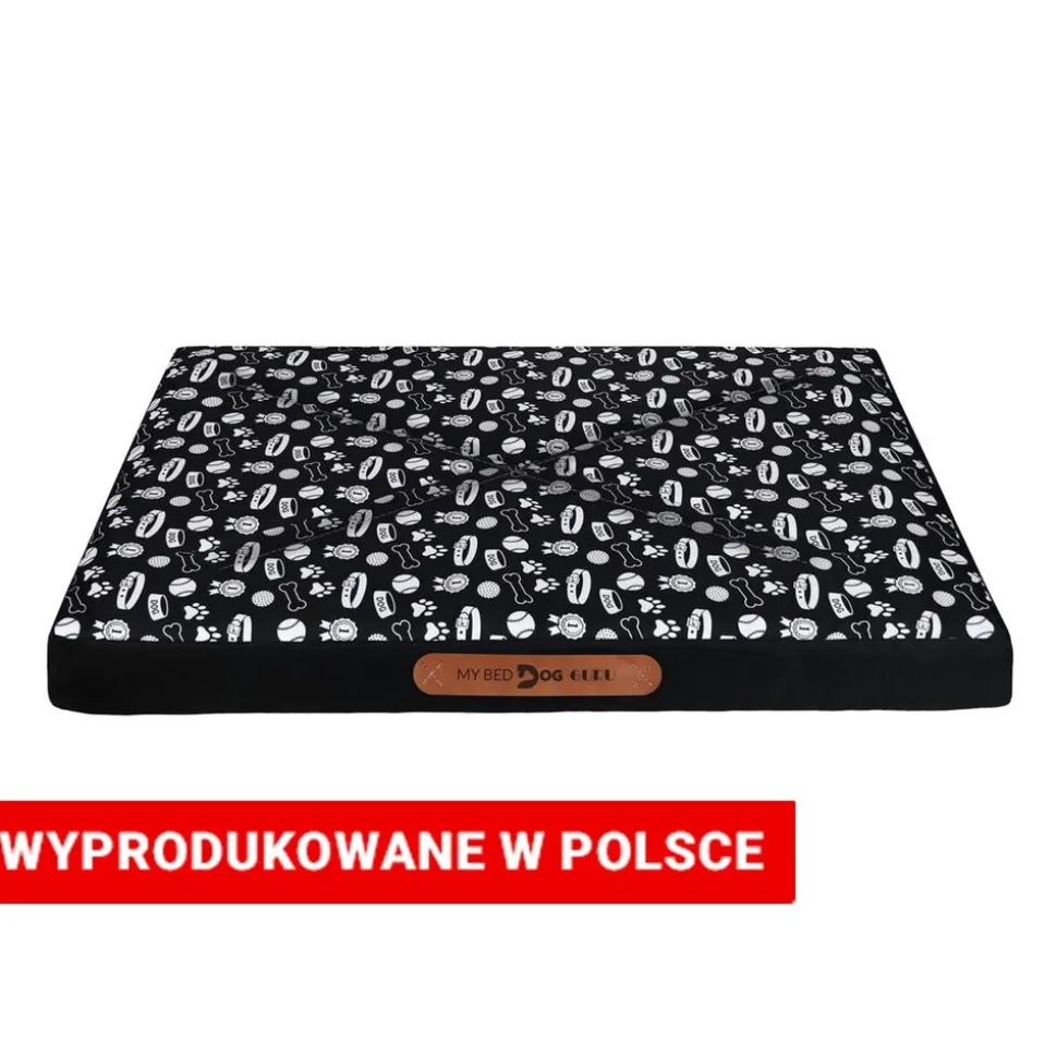 Legowisko Dogguru z pianką memory, pets, czarne
