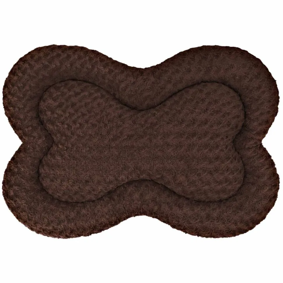 Legowisko Domarex Plushy Bed M, 50 x 80 cm, kostka, brązowe