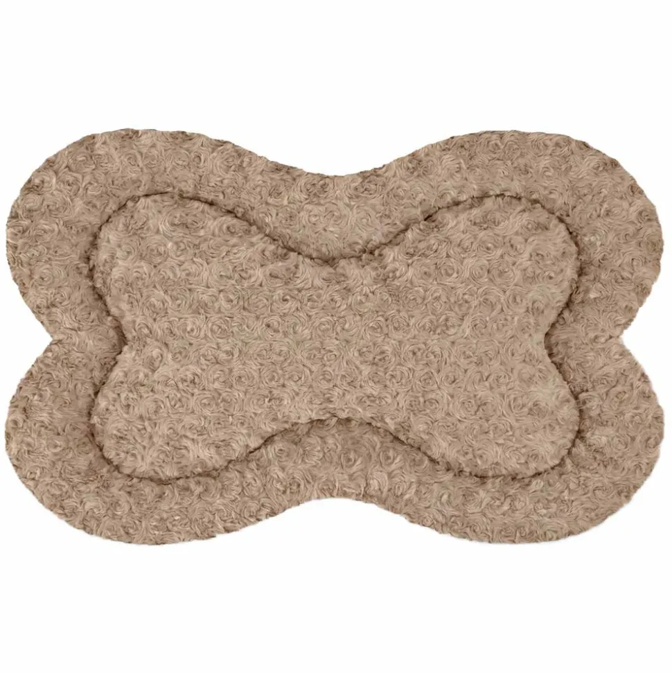 Legowisko Domarex Plushy Bed M, 50 x 80 cm, kostka, beżowe