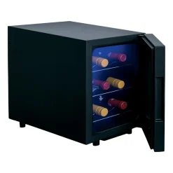 Lodówka na wino Hoffen Expert, 13 l, na 6 butelek, LED, czarna