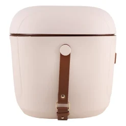Lodówka turystyczna Vintage Cuisine, 18,8 l, z paskiem do przenoszenia, beżowa