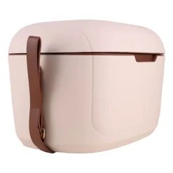 Lodówka turystyczna Vintage Cuisine, 18,8 l, z paskiem do przenoszenia, beżowa