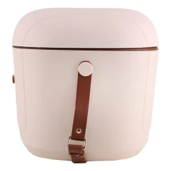 Lodówka turystyczna Vintage Cuisine, 18,8 l, z paskiem do przenoszenia, beżowa