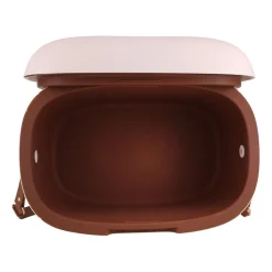 Lodówka turystyczna Vintage Cuisine, 18,8 l, z paskiem do przenoszenia, beżowa