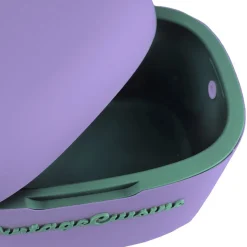 Lodówka turystyczna Vintage Cuisine, 18,8 l, z paskiem do przenoszenia, fioletowa