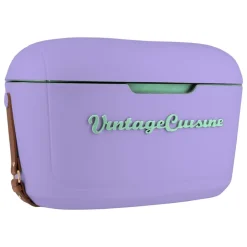 Lodówka turystyczna Vintage Cuisine, 18,8 l, z paskiem do przenoszenia, fioletowa