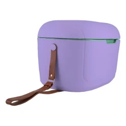 Lodówka turystyczna Vintage Cuisine, 18,8 l, z paskiem do przenoszenia, fioletowa