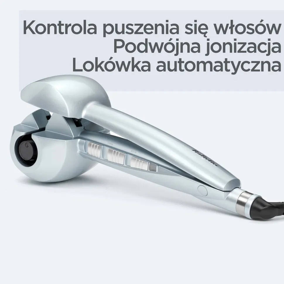 Lokówka automatyczna BaByliss Hydro-Fusion Curl Secret, 29 W, z jonizacją