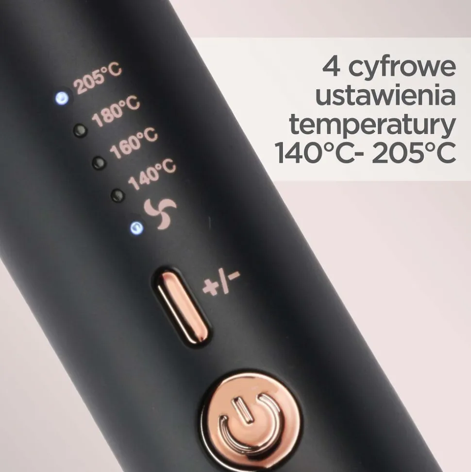 Lokówka BaByliss Curl Styler Luxe C115E, z chłodnym nawiewem, czarna