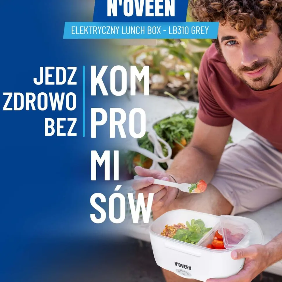 Lunchbox podgrzewany Noveen LB310 Grey, szary