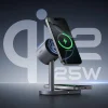 Magnetyczna ładowarka bezprzewodowa 2 w 1 Aukey LC-MC213, QI2.2, 25 W