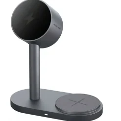 Magnetyczna ładowarka bezprzewodowa 2 w 1 Aukey LC-MC213, QI2.2, 25 W